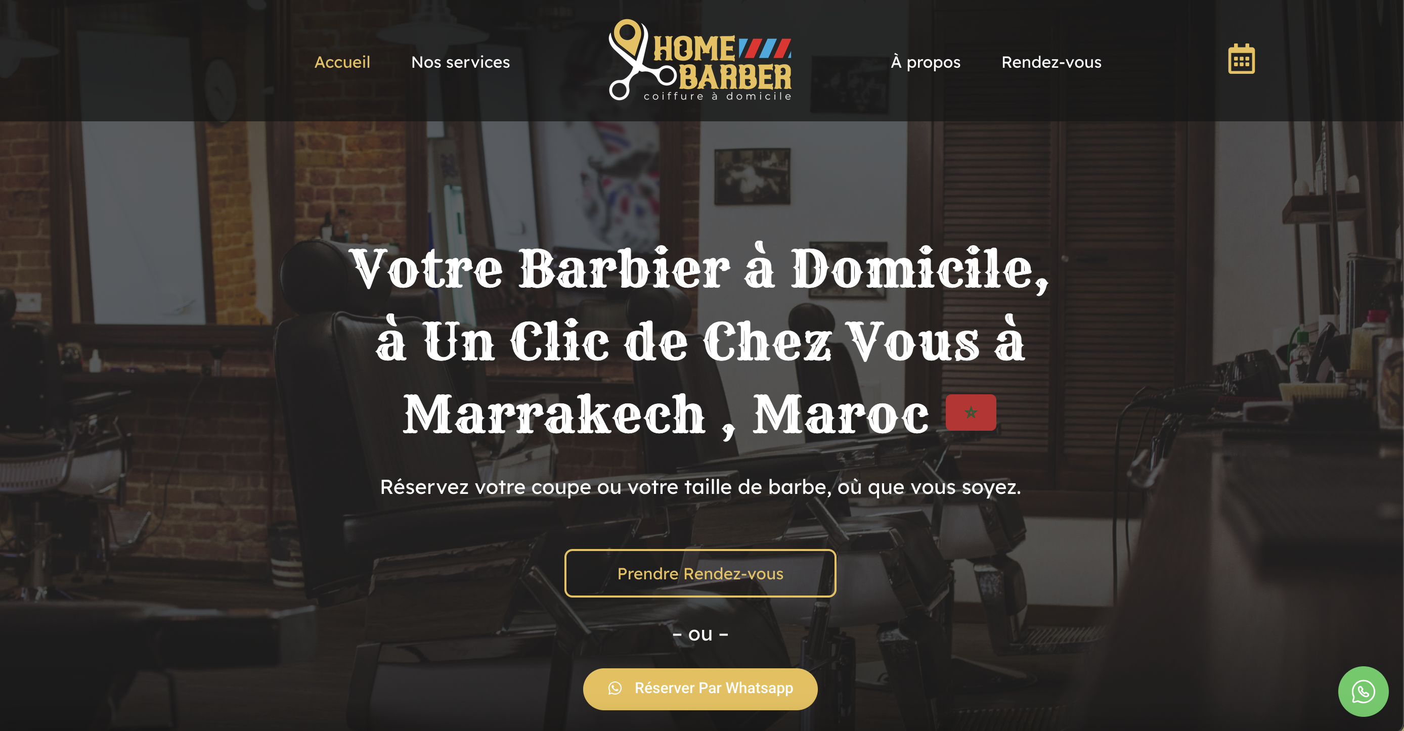 HOME BARBER — version desktop